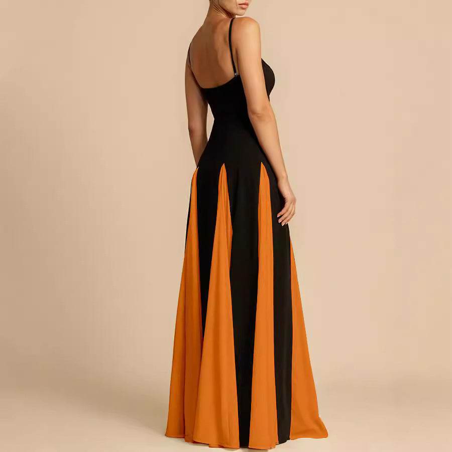 A halter dress with a large skirt hem - Price Value Store