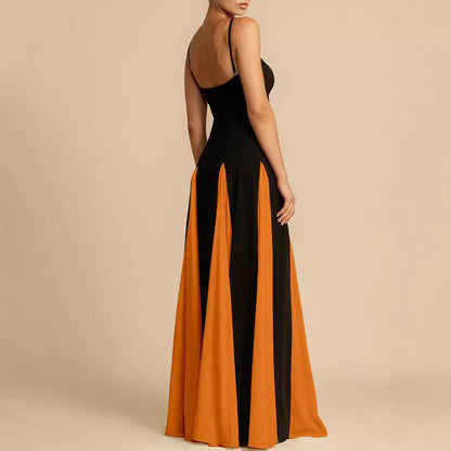 A halter dress with a large skirt hem - Price Value Store