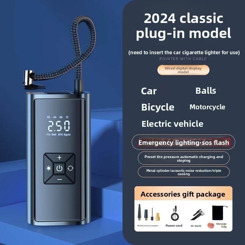 Portable electric air pump for vehicles - Price Value Store