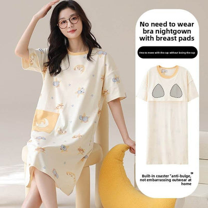 A nightgown with a chest cushion - Price Value Store