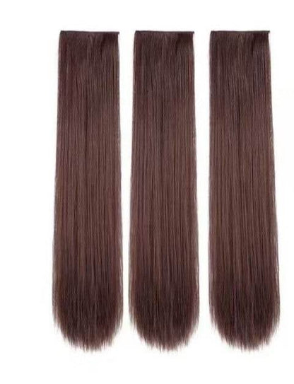 3-Piece Seamless Invisible Long Curly Hair Extensions for Women - Price Value Store