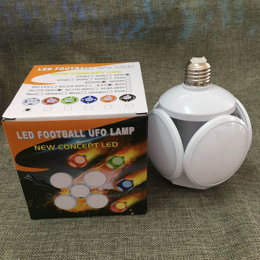 led football lamp, high-brightness five-leaf lamp - Price Value Store