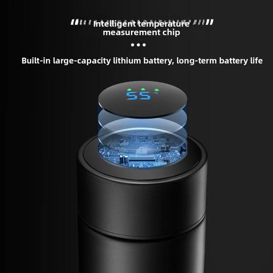 Smart Temperature Display Stainless Steel Thermos Cup - Price Value Store