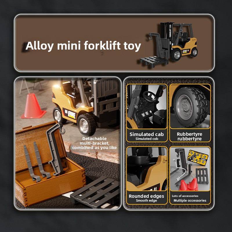 Mini Alloy Forklift Remote Control Toy - Price Value Store