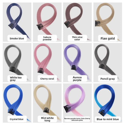 Wig pieces with ear dye