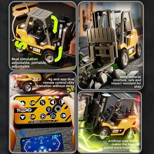 Mini Alloy Forklift Remote Control Toy - Price Value Store