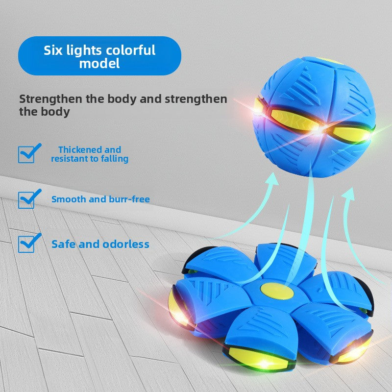 Magic UFO Light-Up Bouncing Deformation Ball