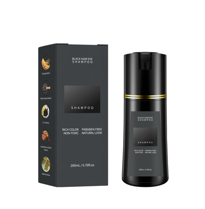 Plant Formula Hair Dye Shampoo 200ml