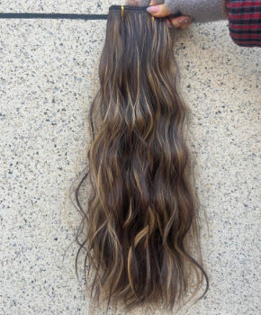 A four-piece wig set