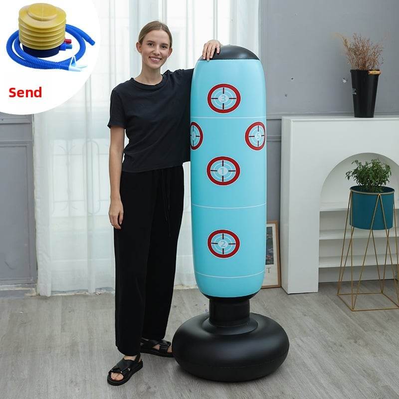 Inflatable fitness boxing column untoppleable figure - Price Value Store