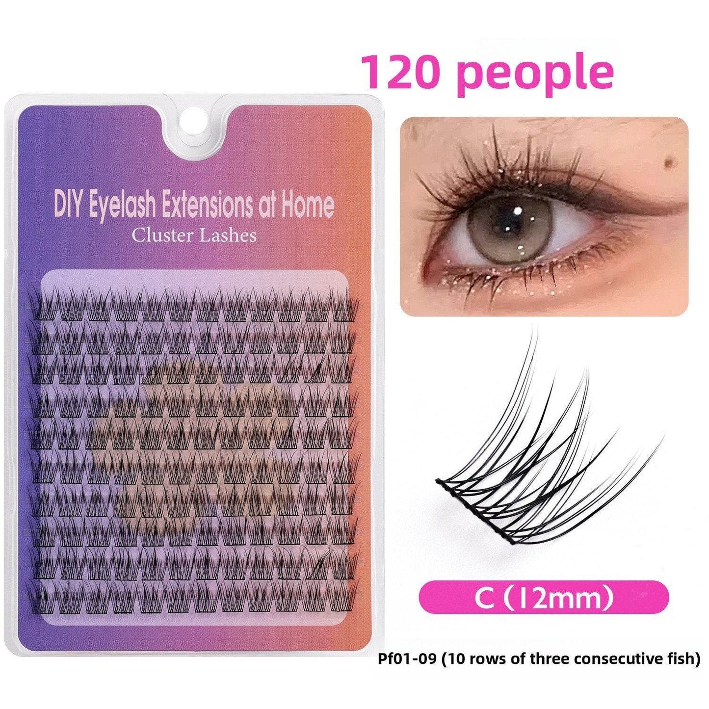 Natural Black Stem False Eyelashes - Price Value Store