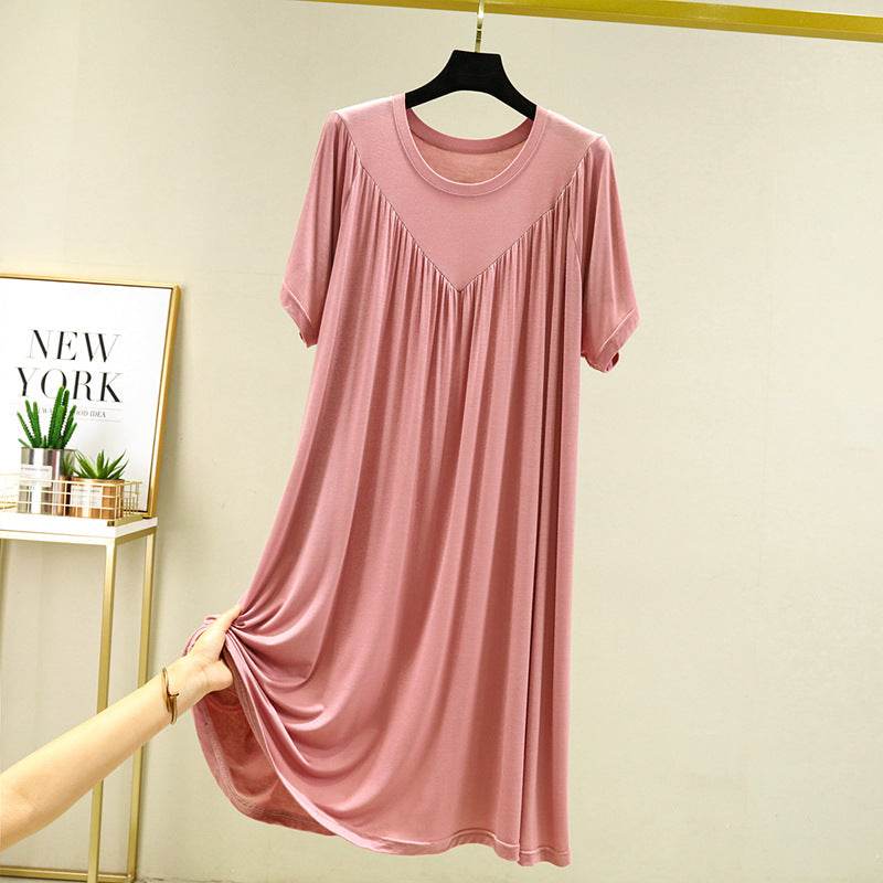 Modal Summer Nightdress Loose Fit Casual Dress for Women - Price Value Store