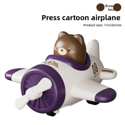 Cartoon Airplane Inertia Toy - Price Value Store