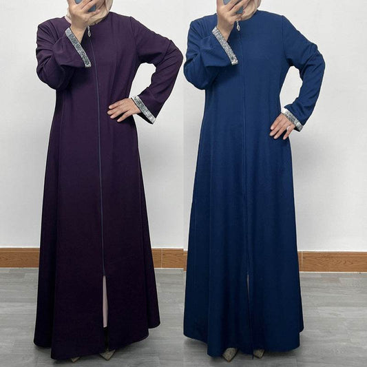 Zippered cardigan robe - Price Value Store