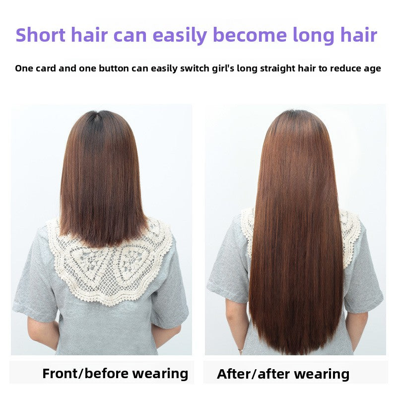 Simulated hair pads and wig pieces