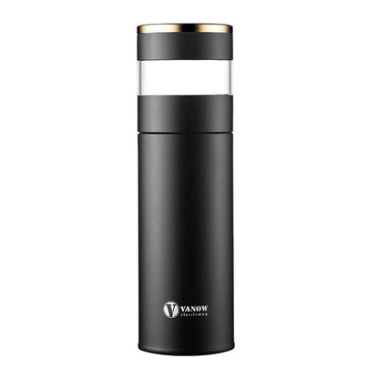 Smart Temperature Display Vacuum Insulated Cup with Tea Strainer - Price Value Store
