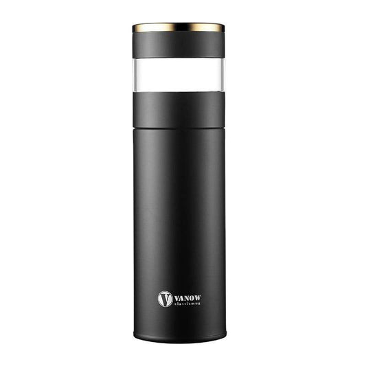 Smart Temperature Display Vacuum Insulated Cup with Tea Strainer - Price Value Store