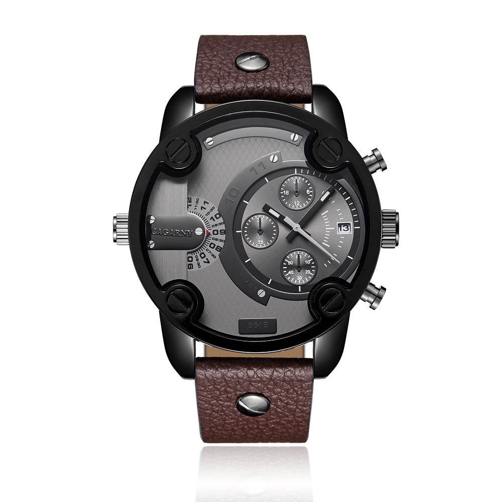 Men's Casual Quartz Watch with Calendar and Large Dial - Price Value Store