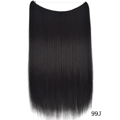 Seamless Straight Synthetic Hair Patch