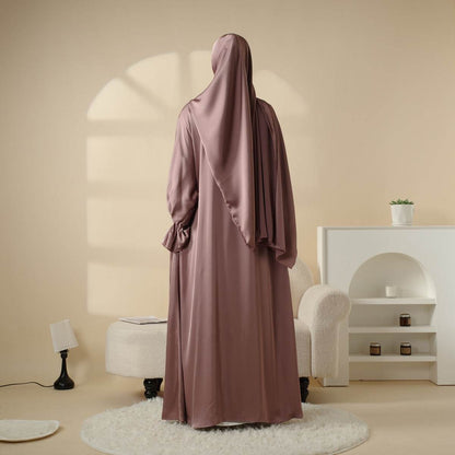 Skirt cuff with diamond abaya women's robe - Price Value Store