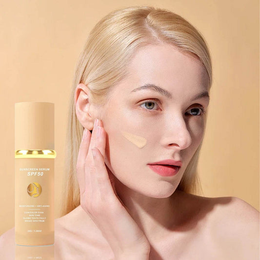 SPF50 4-in-1 Bionic Color-Changing Sunscreen with Concealer & Moisturizer - Price Value Store