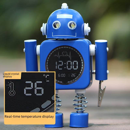 Metal Robot Luminous Alarm Clock - Price Value Store