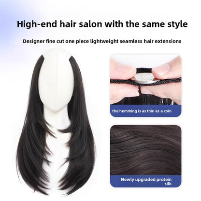 Seamless, invisible, micro-rolled wig pieces