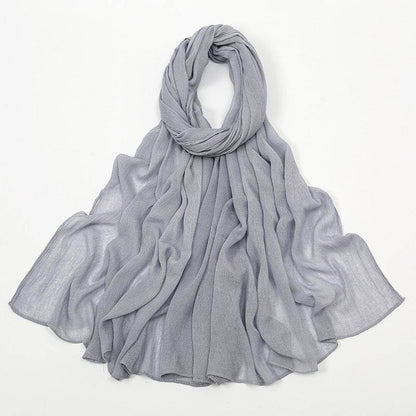 Solid-color simple headscarf - Price Value Store