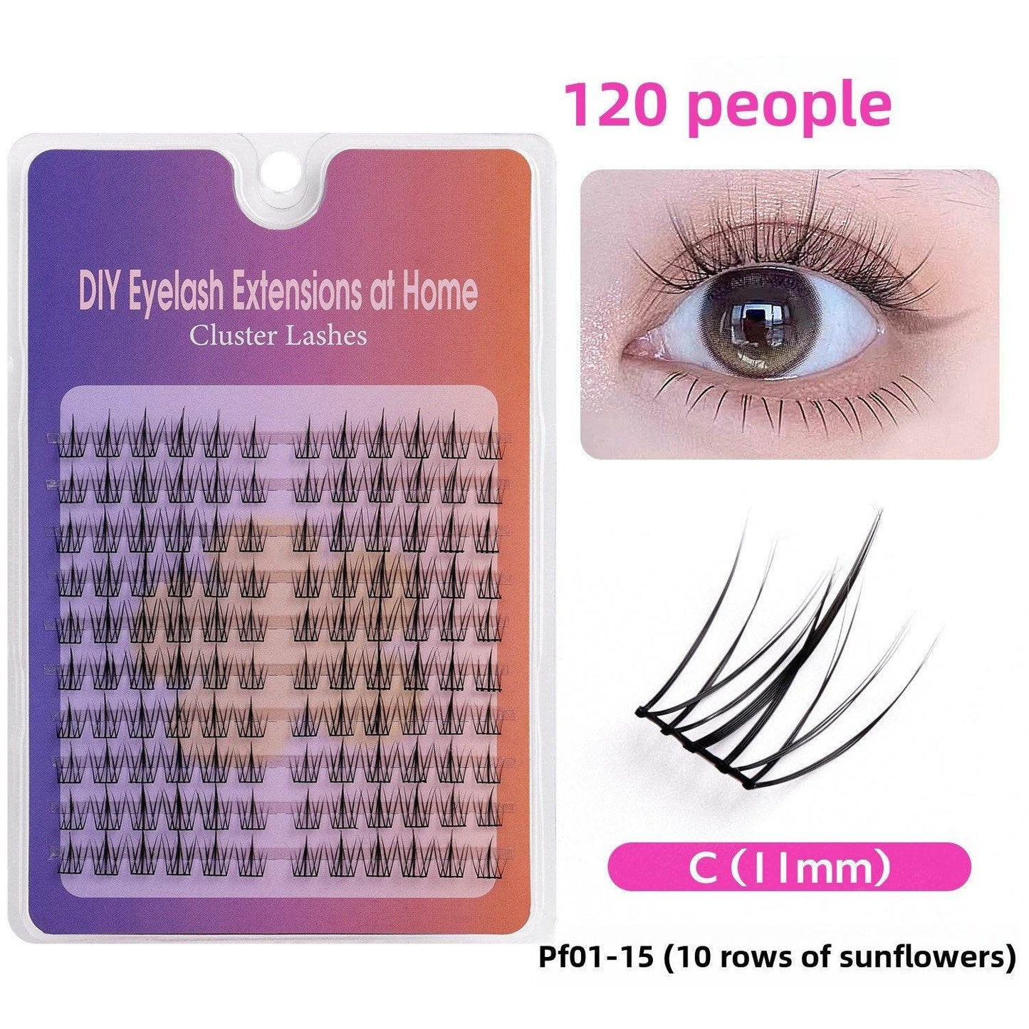 Natural Black Stem False Eyelashes - Price Value Store