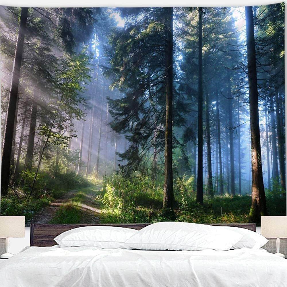 Cross-border exclusive for ins Nordic style hanging cloth custom bedside layout background cloth wall cloth bedroom living room tapestry custom - Price Value Store