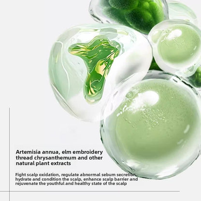 Plant-based oil-control and volumizing shampoo