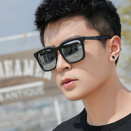 Fashionable square UV-resistant sunglasses for men - Price Value Store