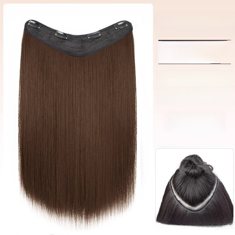 A one-piece wig for women