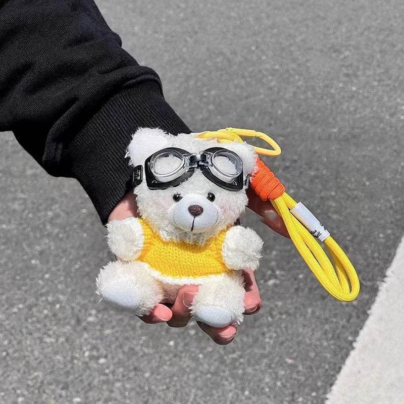 Pilot Bear Plush Keychain Doll - Price Value Store