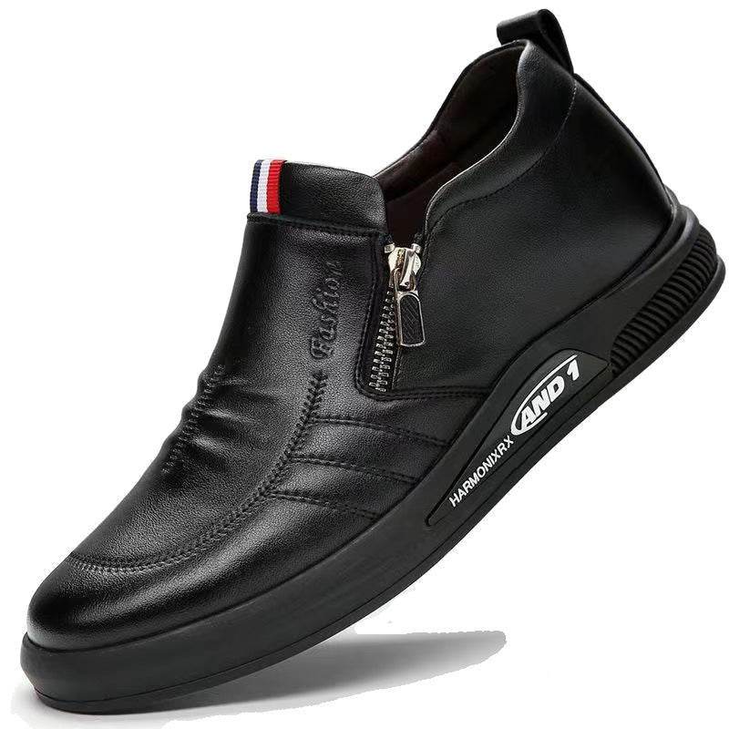 Men's leather white sneakers - Price Value Store