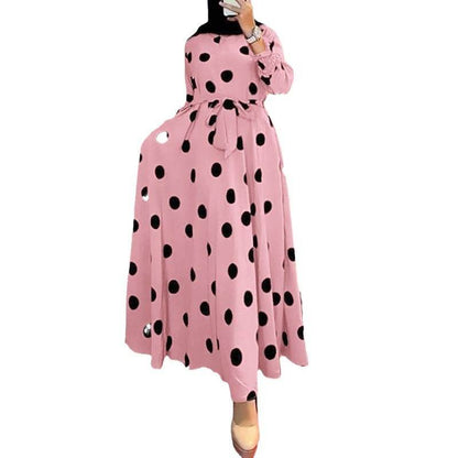 Long Sleeve Loose Swing Dress - Price Value Store