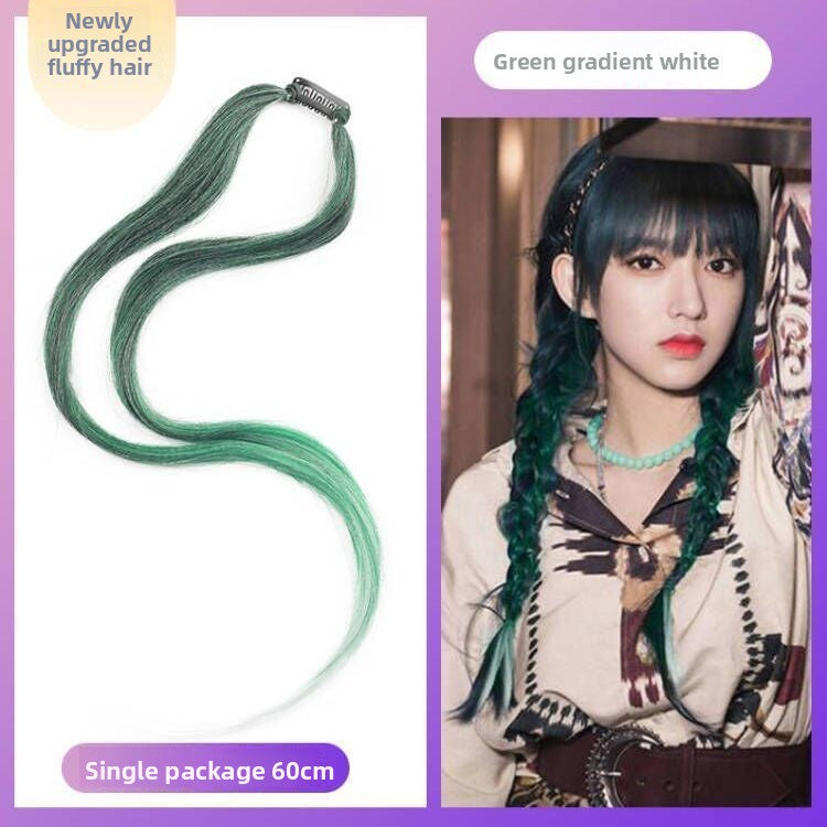 One-piece invisible braided hair rope