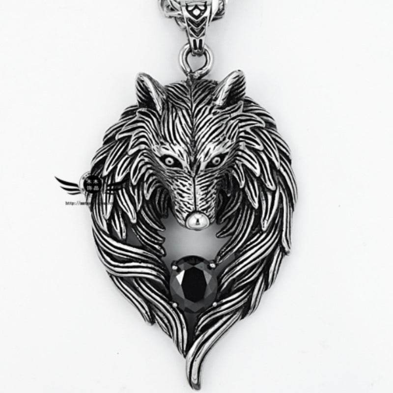 Domineering Wolf Head Necklace - Price Value Store