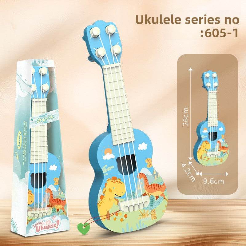 Children's Cartoon Ukulele Dinosaur Guitar Toy for Early Education - Price Value Store