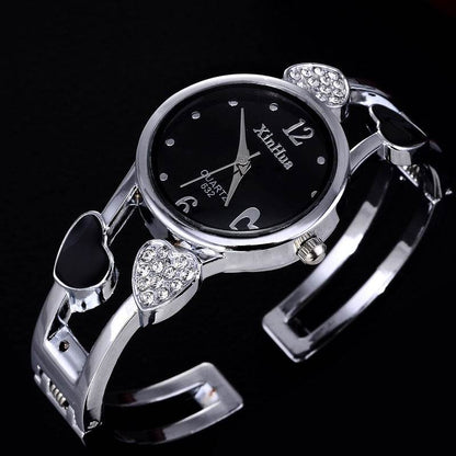 Fashion Diamond Quartz Ladies Bracelet Watch - Price Value Store