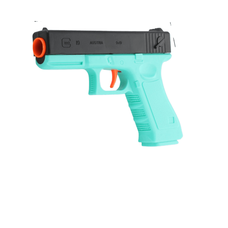 Glock Soft Bullet Toy Gun for Kids - Mint Green - Price Value Store