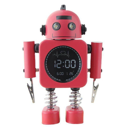 Metal Robot Luminous Alarm Clock - Price Value Store