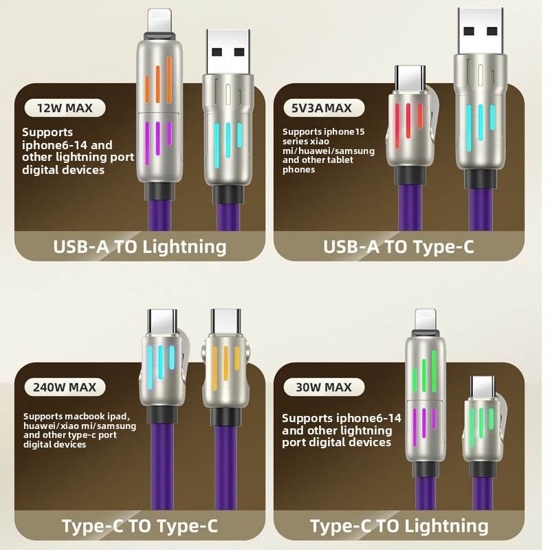 4-in-1 usb mobile phone data cable - Price Value Store