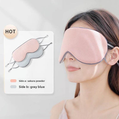Solid-color silk cloud-shaped eye mask - Price Value Store