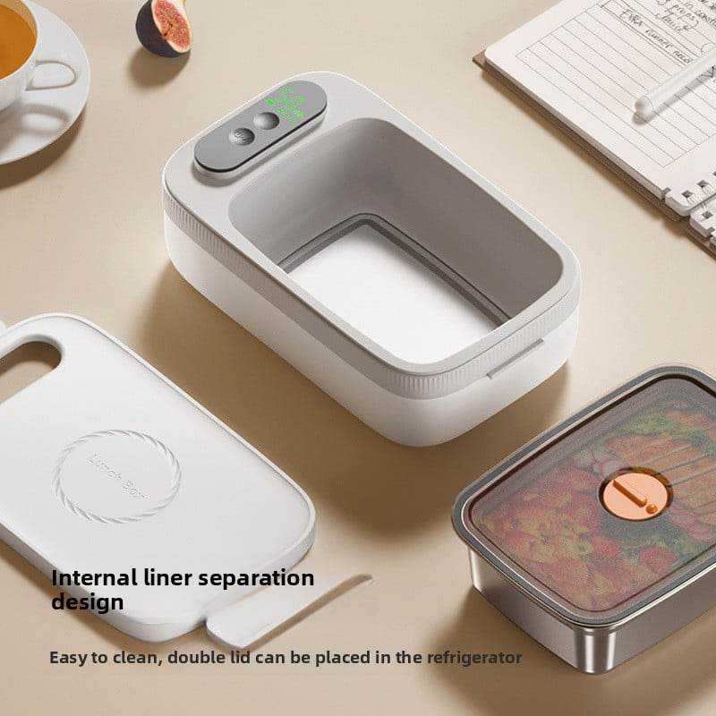 Rechargeable Wireless Heating Lunch Box with 4 Temperature Levels - Price Value Store