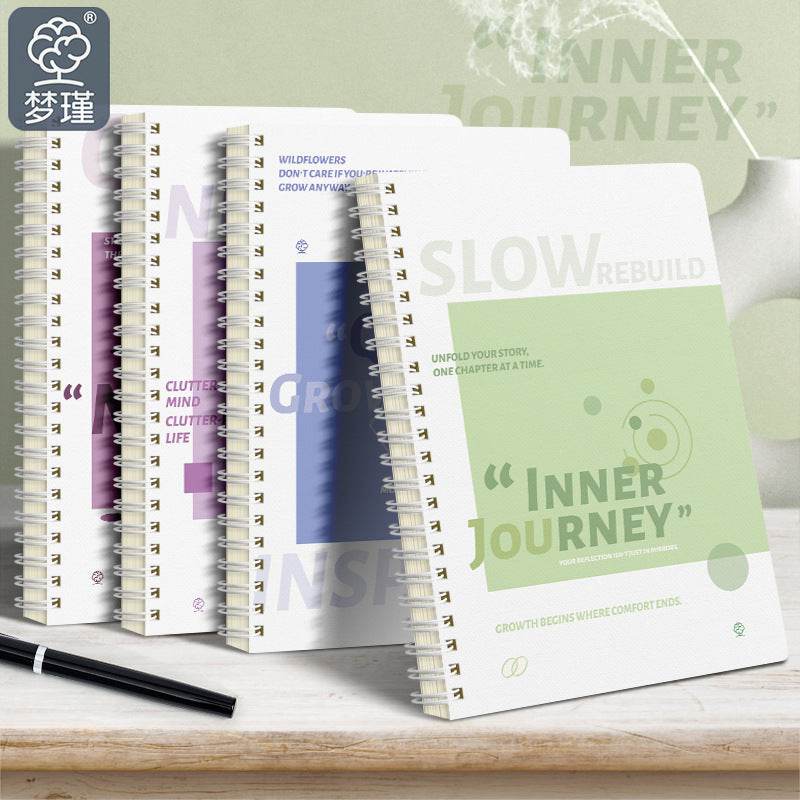 Cute Animal Coil Notebook with Hard Cover - A5/B5, 60 Sheetsd - Price Value Store