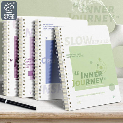 Cute Animal Coil Notebook with Hard Cover - A5/B5, 60 Sheetsd - Price Value Store