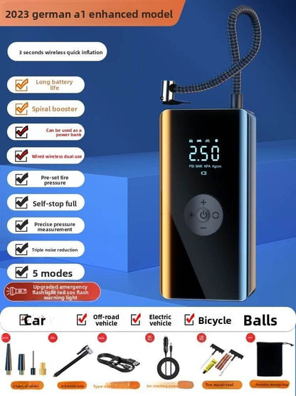 Portable electric air pump for vehicles - Price Value Store
