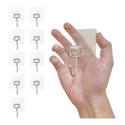 Metal large hook with strong adhesive and no need for drilling holes - Price Value Store