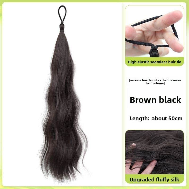 Colorful Hand-Woven Synthetic Hair Ponytail Bundles for Volume & Styling - Price Value Store